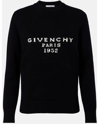 Givenchy - Logo Wool And Cashmere Sweater - Lyst