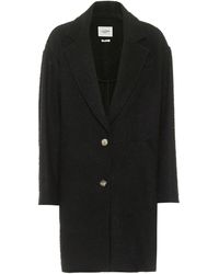 Étoile Isabel Marant Manteau Dante en laine mélangé - Noir