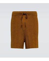 Nanushka - Shorts Bronte in spugna di misto cotone - Lyst