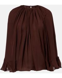 Johanna Ortiz - Silk Georgette Blouse - Lyst
