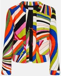 Emilio Pucci - Iride Cotton Blouse - Lyst