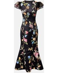 LEO LIN - Sofia Embellished Floral Maxi Dress - Lyst