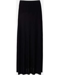 The Row - Mirla Jersey Maxi Skirt - Lyst