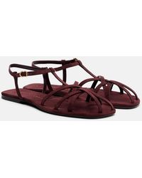 Herbert Levine - The Catch Suede Sandals - Lyst