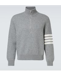 Thom Browne - Pullover 4-Bar Aus Schurwolle - Lyst