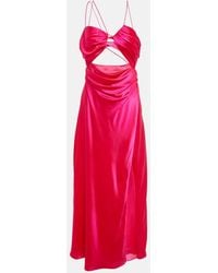 The Sei - Asymmetric Silk Satin Gown - Lyst