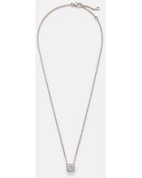 Pomellato - Nudo Solitaire 18Kt Rose And Necklace With Diamonds - Lyst
