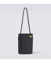 Loewe - Pebble Dice Pocket Leather Shoulder Bag - Lyst