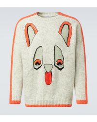 Loewe - X Louis Wain Intarsia Wool-Blend Sweater - Lyst