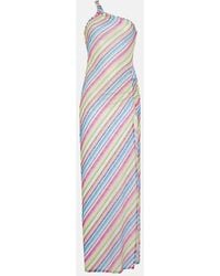 Missoni - One-Shoulder-Maxikleid Aus Haekelstrick - Lyst