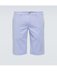 Canali - Shorts in cotone - Lyst