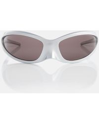 Balenciaga Sonnenbrille aus Acetat - Grau