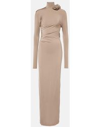 Magda Butrym - Floral-Applique Gown - Lyst