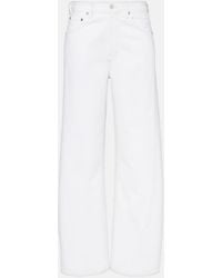 Agolde - Low Curve Mid-Rise Wide-Leg Jeans - Lyst
