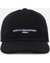 Stella McCartney - Cappello da baseball in cotone con logo - Lyst