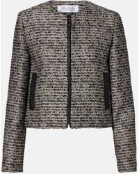Max Mara - Volume Tweed Jacket - Lyst