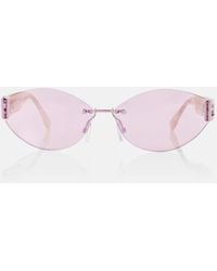 Fendi - Baguette Cat-Eye Sunglasses - Lyst