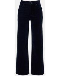 FRAME - Le Slim Palazzo High-Rise Wide-Leg Jeans - Lyst