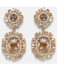 Suzanne Kalan - Doublet 18Kt Drop Earrings With Diamonds - Lyst