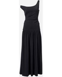 Rohe - One-Shoulder Plisse Maxi Dress - Lyst