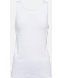The Row - Frankie Cotton Jersey Tank Top - Lyst