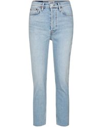 RE/DONE - High-Rise Slim Jeans 90s - Lyst