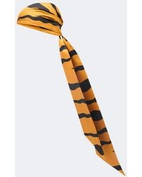 PUCCI - Fiamme Silk Twill Head Wrap - Lyst