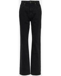 KHAITE - Danielle High-Rise Straight Jeans - Lyst