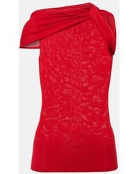Rick Owens - Knitted One-Shoulder Top - Lyst