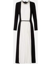 Jonathan Simkhai - Verziertes Midikleid Esther Aus Crepe - Lyst