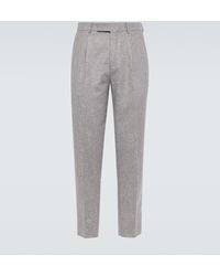 ZEGNA - Wool Straight Pants - Lyst