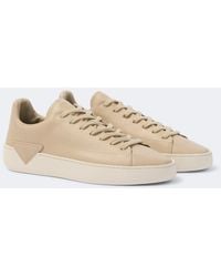 Prada - Court Leather Sneakers - Lyst