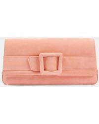Manolo Blahnik - Maygot Suede Clutch - Lyst