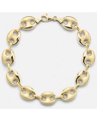 STONE AND STRAND - Puffed Maritime 14Kt Chain Bracelet - Lyst