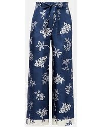 Max Mara - Pantalon Ample Cinzia A Taille Haute En Soie - Lyst