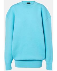 Tom Ford - Wool And Cashmere-Blend Sweatshirt Dress - Lyst