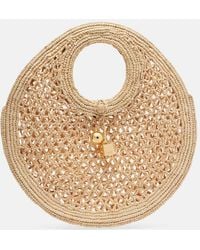 Jacquemus - Spiaggia Small Raffia Basket Bag - Lyst