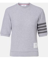 Thom Browne - Camiseta 4-Bar De Jersey De Algodon - Lyst
