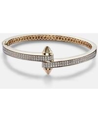 Rainbow K - K Storm 14Kt Bangle With Diamonds - Lyst