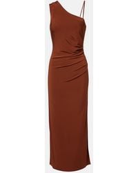 Max Mara - Fiabe One-Shoulder Midi Dress - Lyst