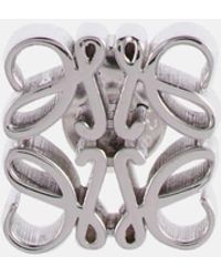 Loewe - Anagram Sterling Silver Earrings - Lyst