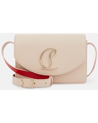 Christian Louboutin - Loubi54 Small Leather Crossbody Bag - Lyst