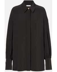 JOSEPH - Camilia Satin Twill Shirt - Lyst