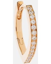 Repossi - Einzelner Ohrring Antifer aus 18kt Rosegold mit Diamanten - Lyst