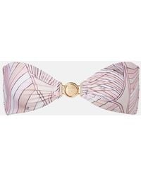 PUCCI - Iride Bandeau Bikini Top - Lyst