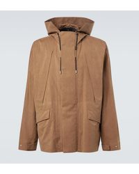 Loewe - X On Hooded Technical Jacket - Lyst