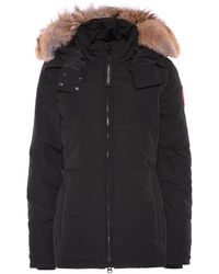 Canada Goose Parka Chelsea con pelliccia - Nero