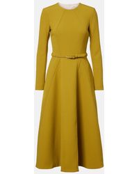 Emilia Wickstead - Ucellina Belted Midi Dress - Lyst