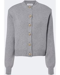 Balmain - Cashmere And Wool Cardigan - Lyst