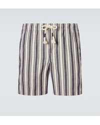 Orlebar Brown - Alex Striped Cotton Shorts - Lyst